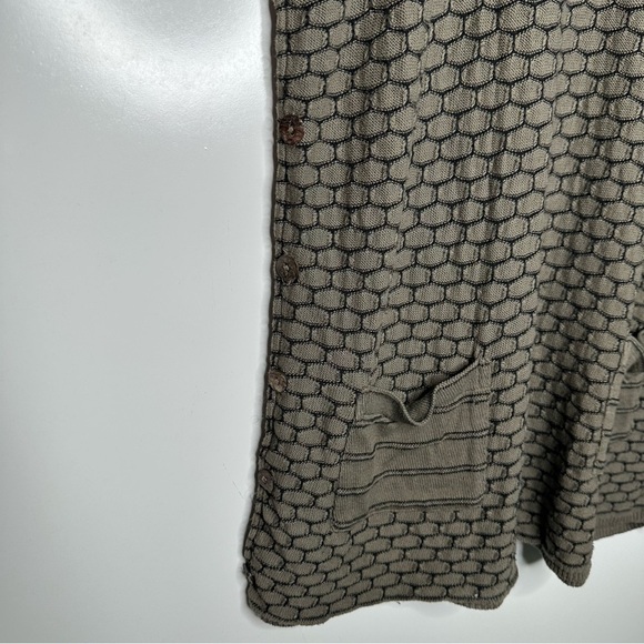 Margaret Winters Button Side Turtleneck Sweater Size Medium - Picture 6 of 7